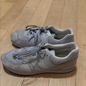 New Balance Light Gray Athletic Shoes